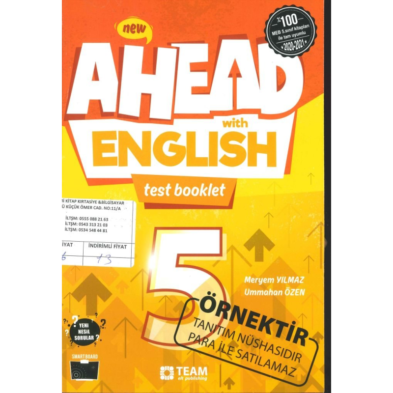 AHEAD ENGLISH TEST BOOKLET
