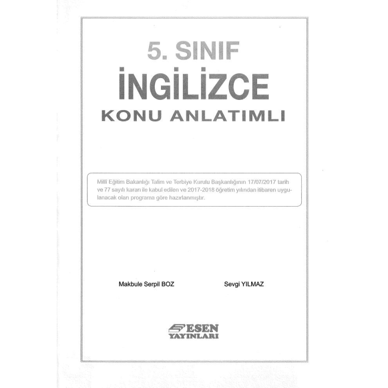 İNGİLİZCE KONU ANLATIMLI