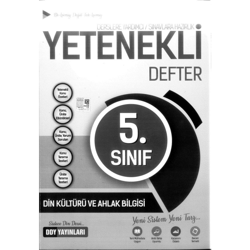 DİN KÜLTÜRÜ VE AHLAK BİLGİSİ YETENEKLİ DEFTER