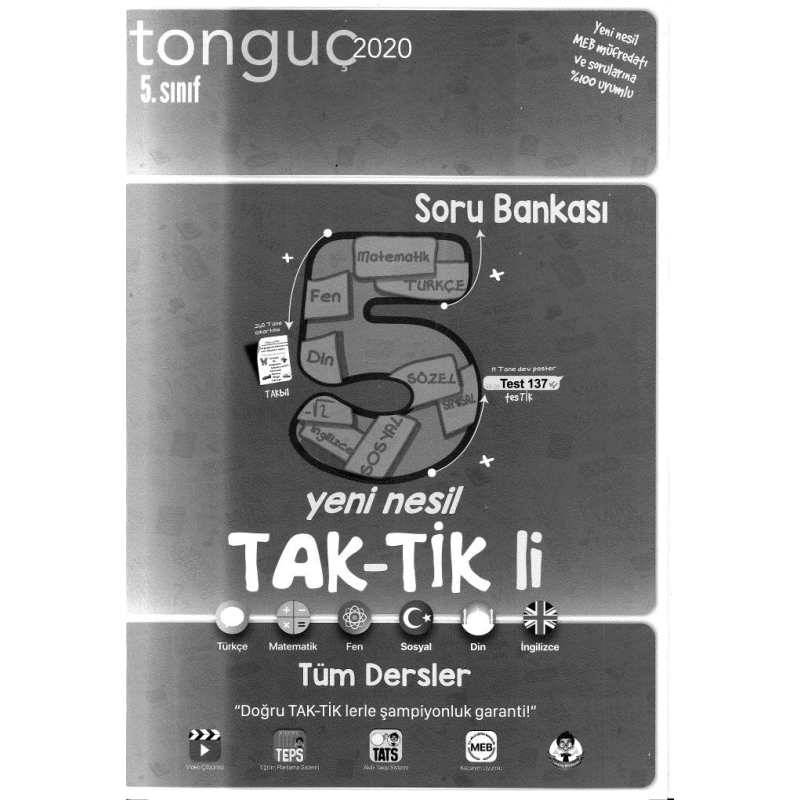 YENİ NESİL TAK-TİK Lİ TÜM DERSLER SORU BANKASI