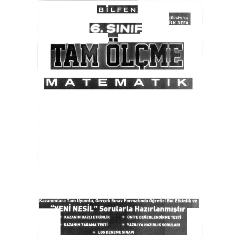 TAM ÖLÇME MATEMATİK