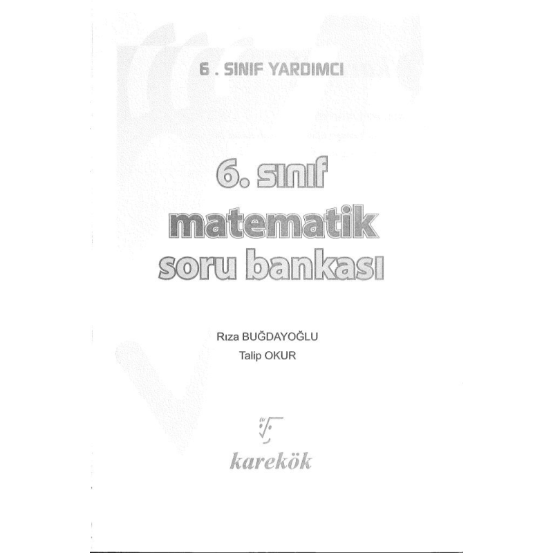 MATEMATİK SORU BANKASI