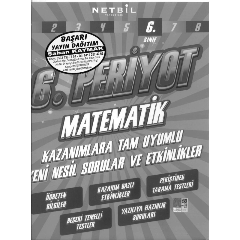6. PERİYOT MATEMATİK YENİ NESİL SORULAR VE ETKİNLİKLER