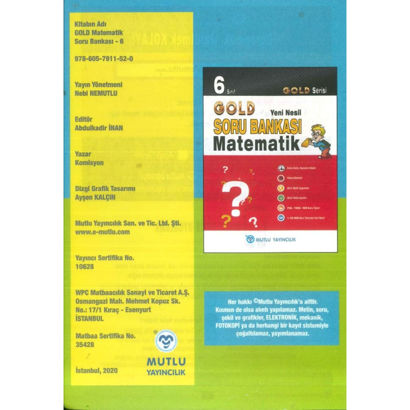 GOLD SORU BANKASI MATEMATİK