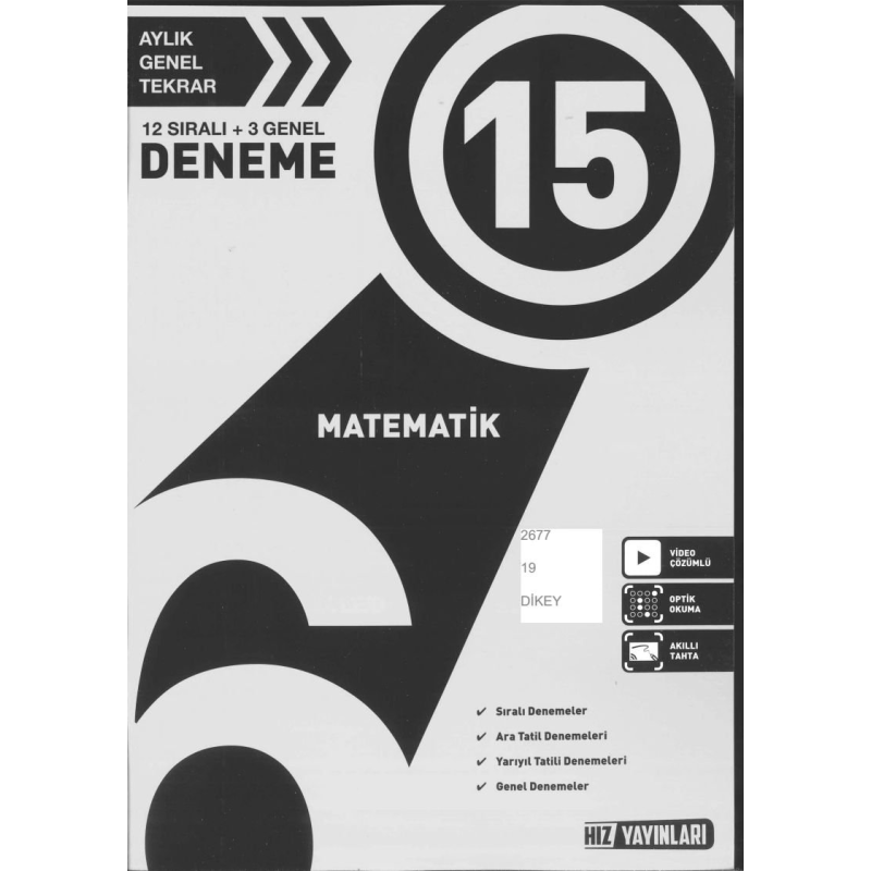 15 DENEME MATEMATİK