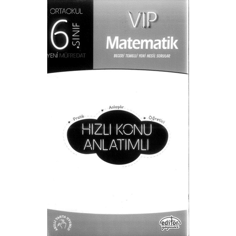 VIP MATEMATİK HIZLI KONU ANLATIMLI