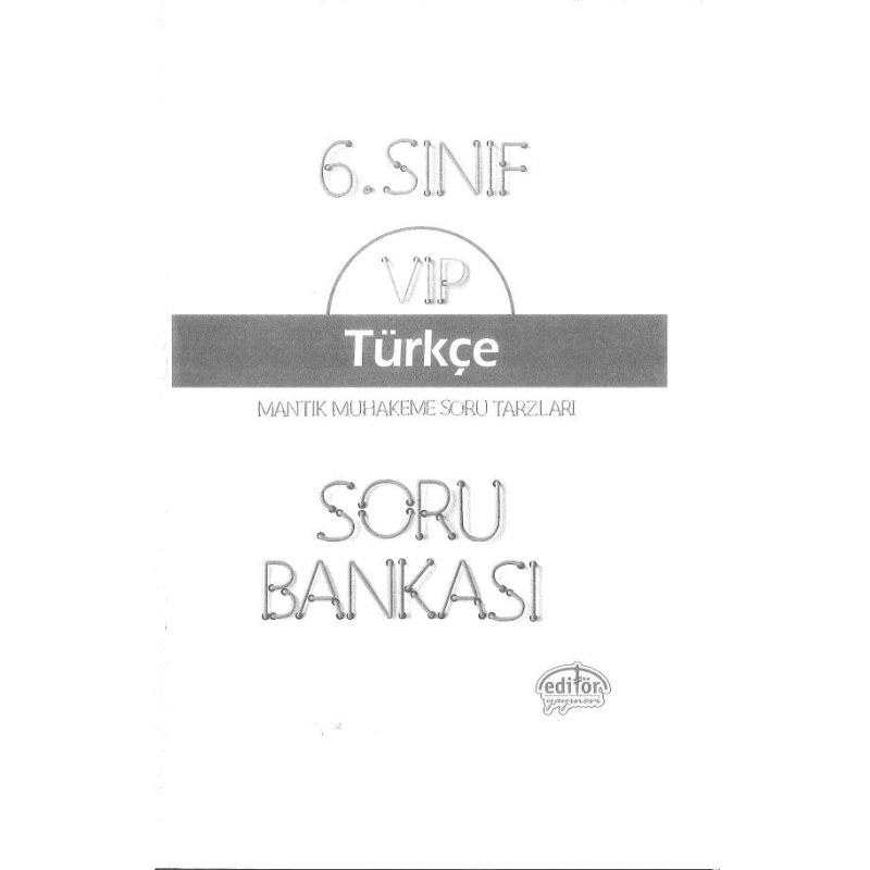 VIP TÜRKÇE SORU BANKASI