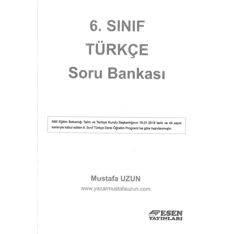 TÜRKÇE SORU BANKASI