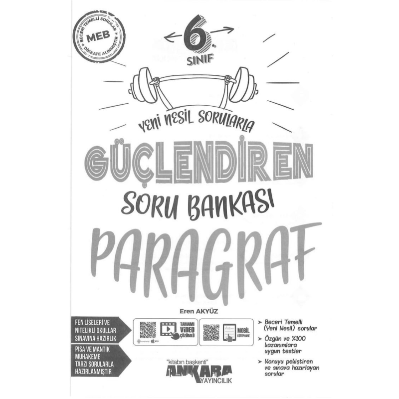 YENİ NESİL SORULARLA GÜÇLENDİREN PARAGRAF SORU BANKASI