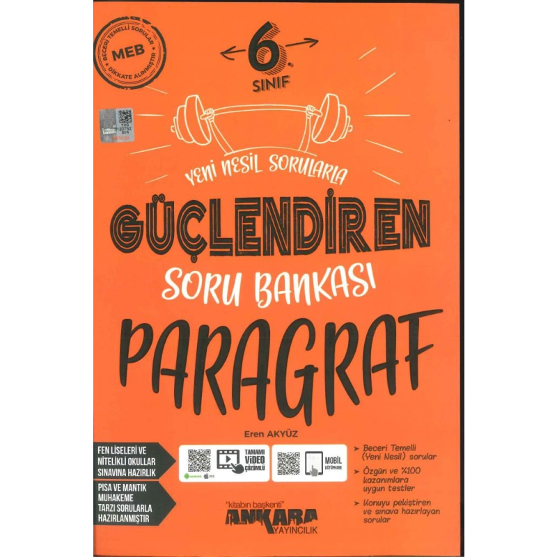 YENİ NESİL SORULARLA GÜÇLENDİREN PARAGRAF SORU BANKASI
