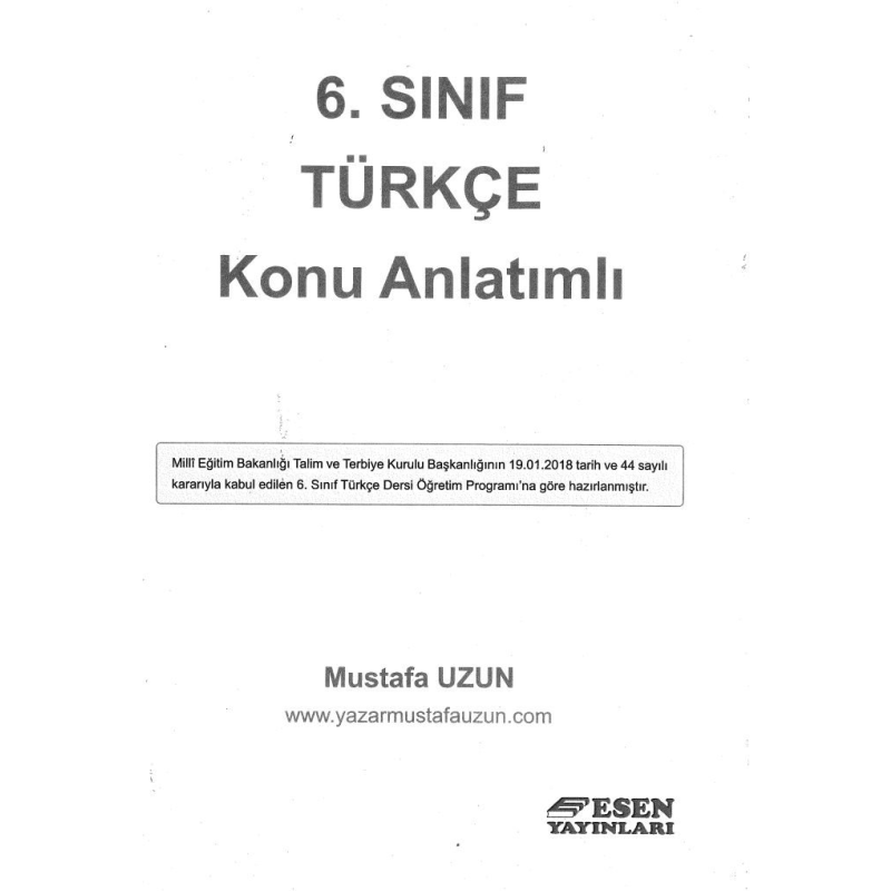 TÜRKÇE KONU ANLATIMLI