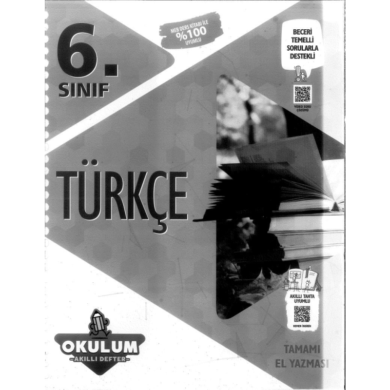 TÜRKÇE OKULUM AKILLI DEFTER