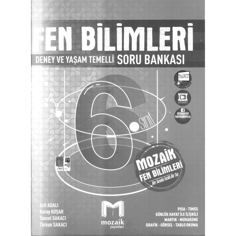 FEN BİLİMLERİ DENEY VE YAŞAM TEMELLİ SORU BANKASI
