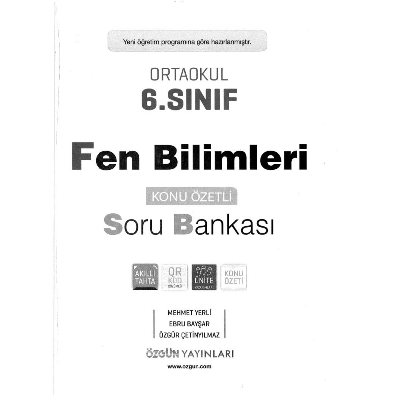 FEN BİLİMLERİ SORU BANKASI KONU ÖZETLİ