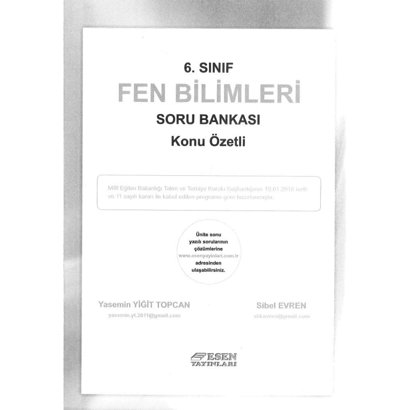 FEN BİLİMLERİ SORU BANKASI KONU ÖZETLİ