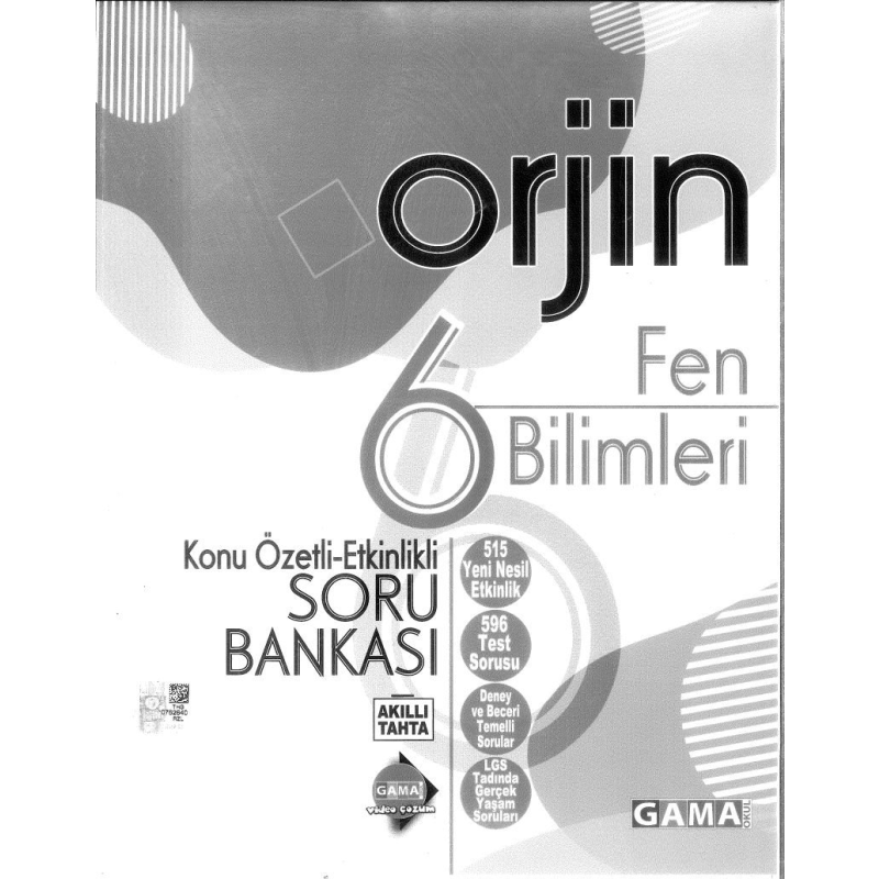 ORJİN FEN BİLİMLERİ SORU BANKASI