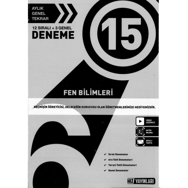 FEN BİLİMLERİ 15 DENEME