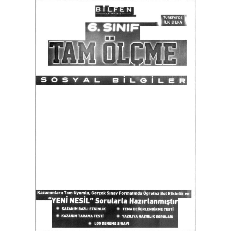 TAM ÖLÇME SOSYAL BİLGİLER