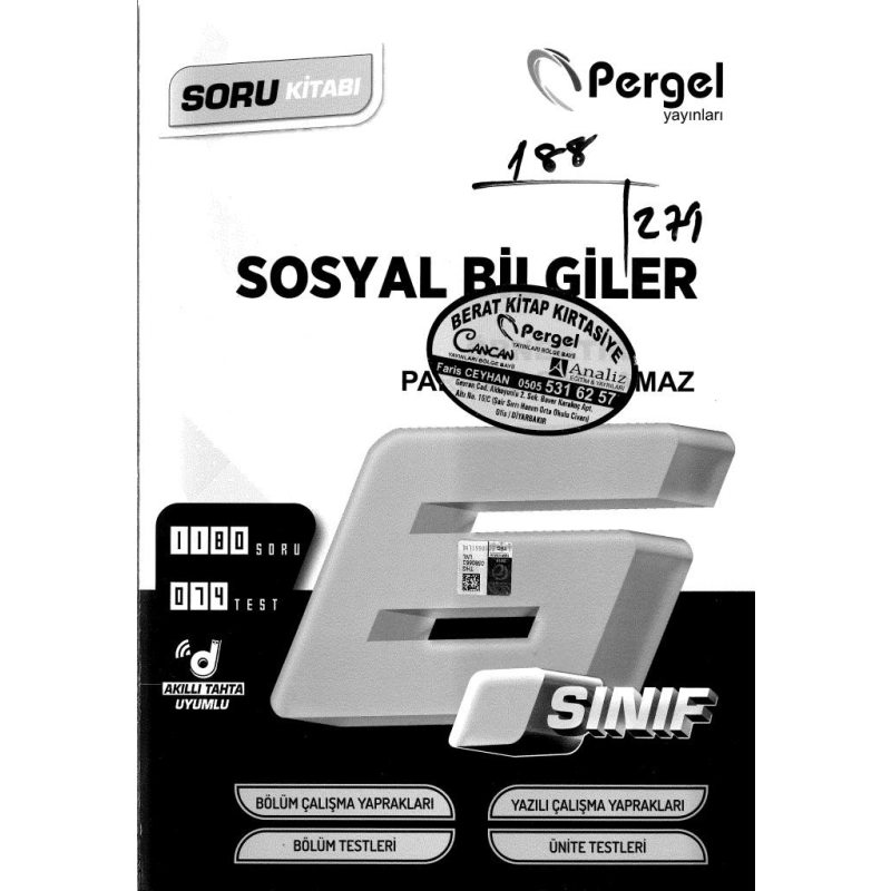SOSYAL BİLGİLER SORU KİTABI