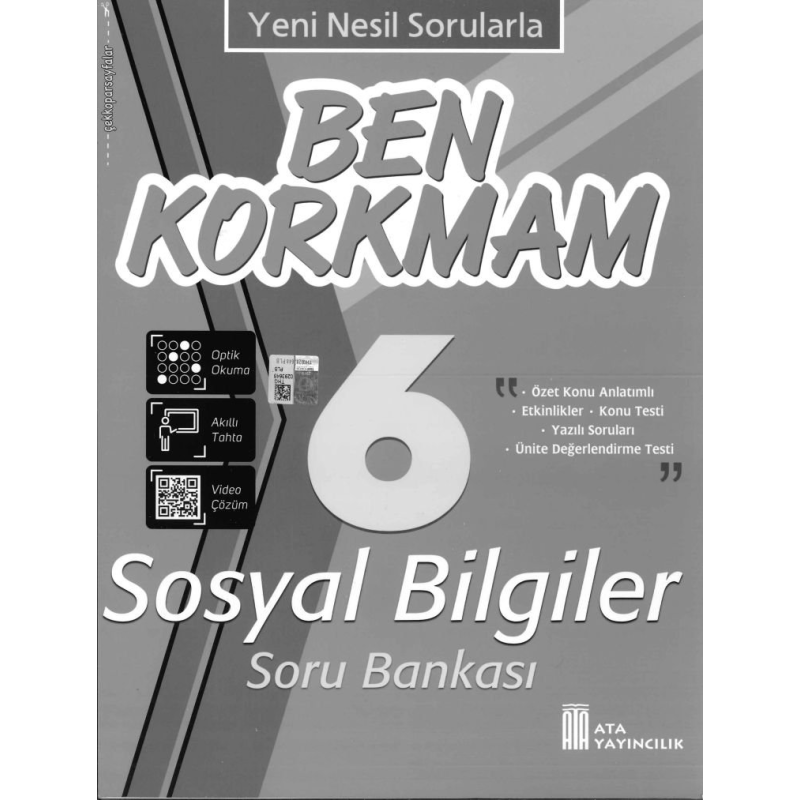 BEN KORKMAM SOSYAL BİLGİLER SORU BANKASI