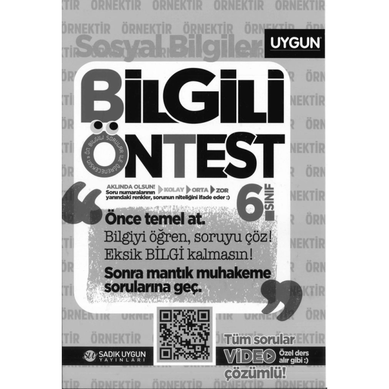 SOSYAL BİLGİLER BİLGİLİ ÖNTEST