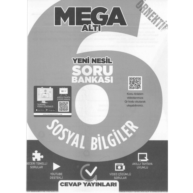 MEGA ALTI SORU BANKASI SOSYAL BİLGİLER