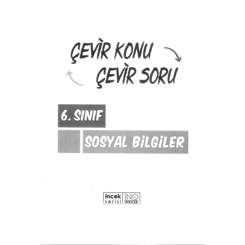 ÇEVİR KONU ÇEVİR SORU SOSYAL BİLGİLER