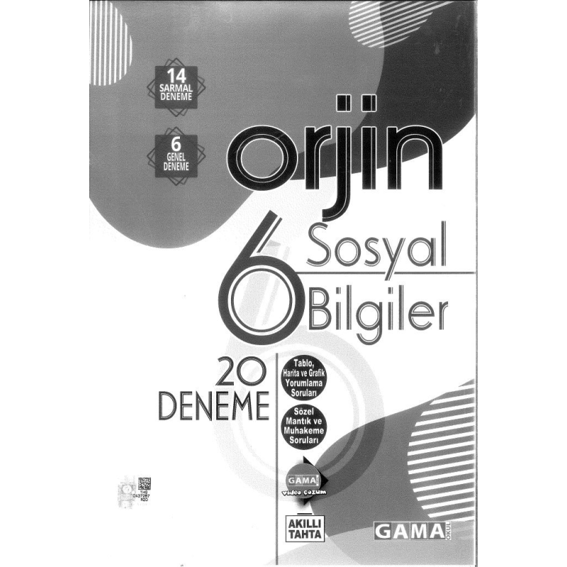ORJİN SOSYAL BİLGİLER 20 DENEME