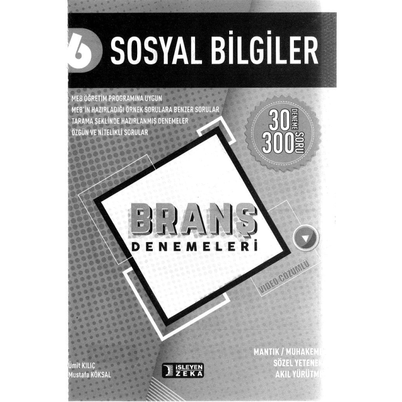 SOSYAL BİLGİLER BRANŞ DENEMELERİ