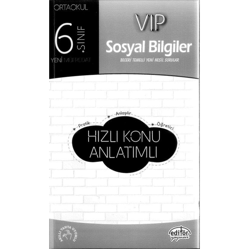 VIP SOSYAL BİLGİLER HIZLI KONU ANLATIMLI