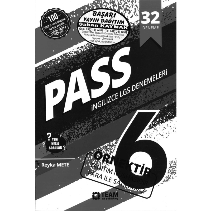 PASS İNGİLİZCE LGS DENEMELERİ
