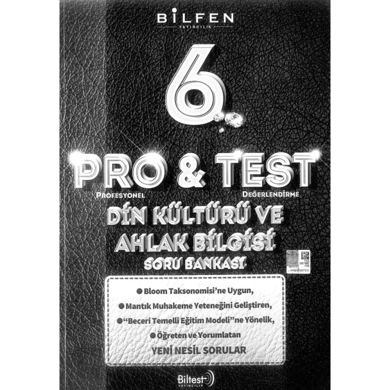 PRO & TEST DİN KÜLTÜRÜ VE AHLAK BİLGİSİ SORU BANKASI