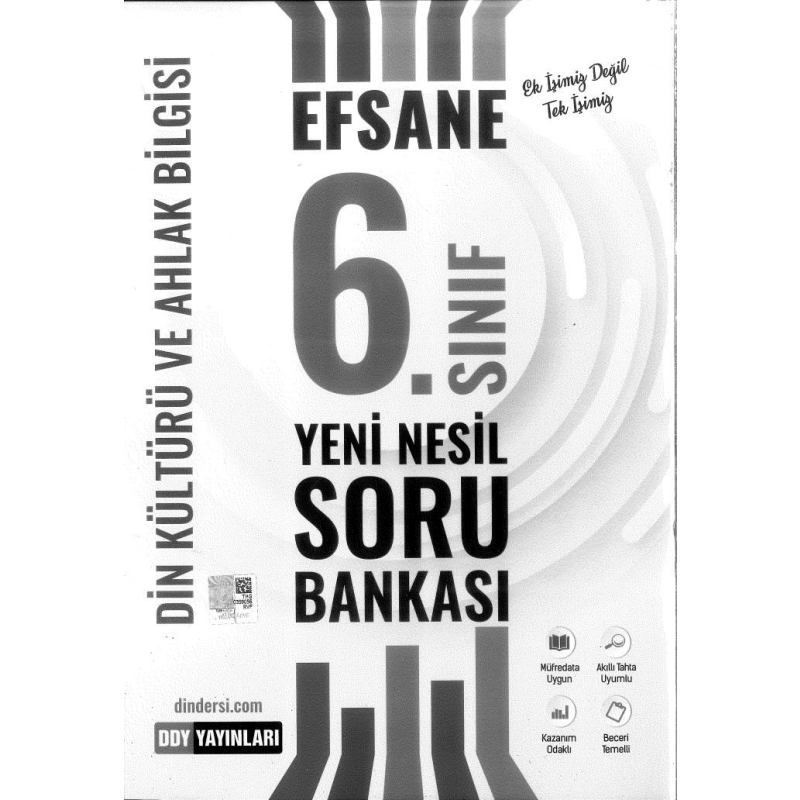 EFSANE DİN KÜLTÜRÜ VE AHLAK BİLGİSİ SORU BANKASI