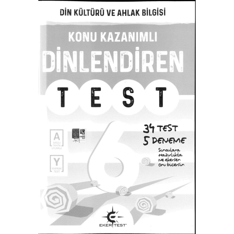 DİN KÜLTÜRÜ VE AHLAK BİLGİSİ KONU KAZANIMLI TEST