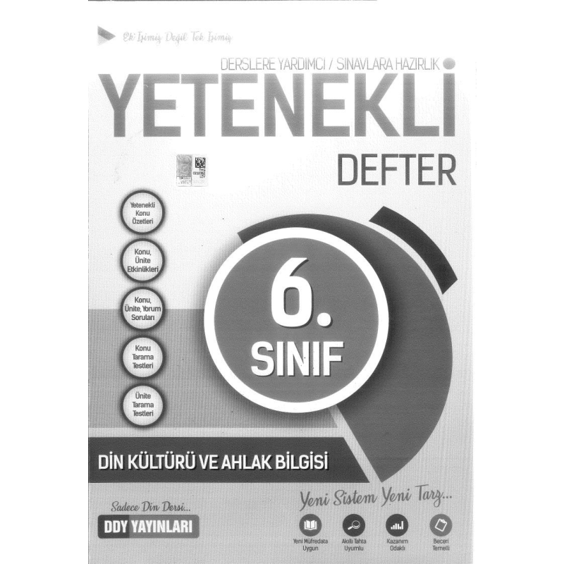 DİN KÜLTÜRÜ VE AHLAK BİLGİSİ YETENEKLİ DEFTER