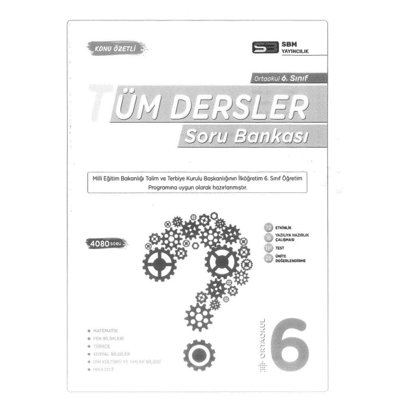TÜM DERSLER SORU BANKASI