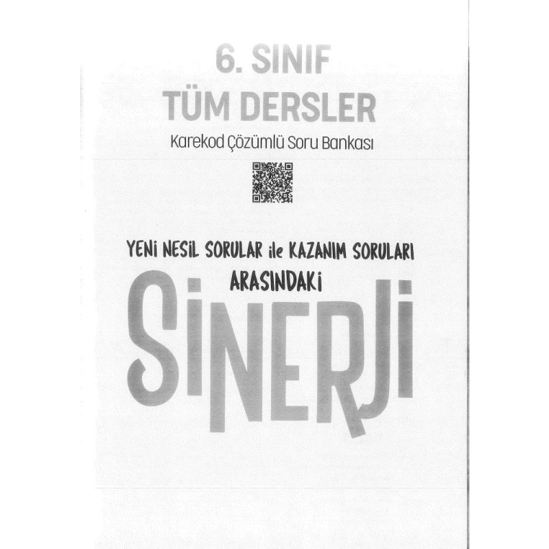 TÜM DERSLER SORU BANKASI SİNERJİ