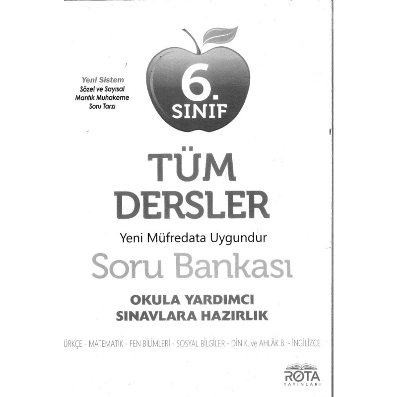 TÜM DERSLER SORU BANKASI