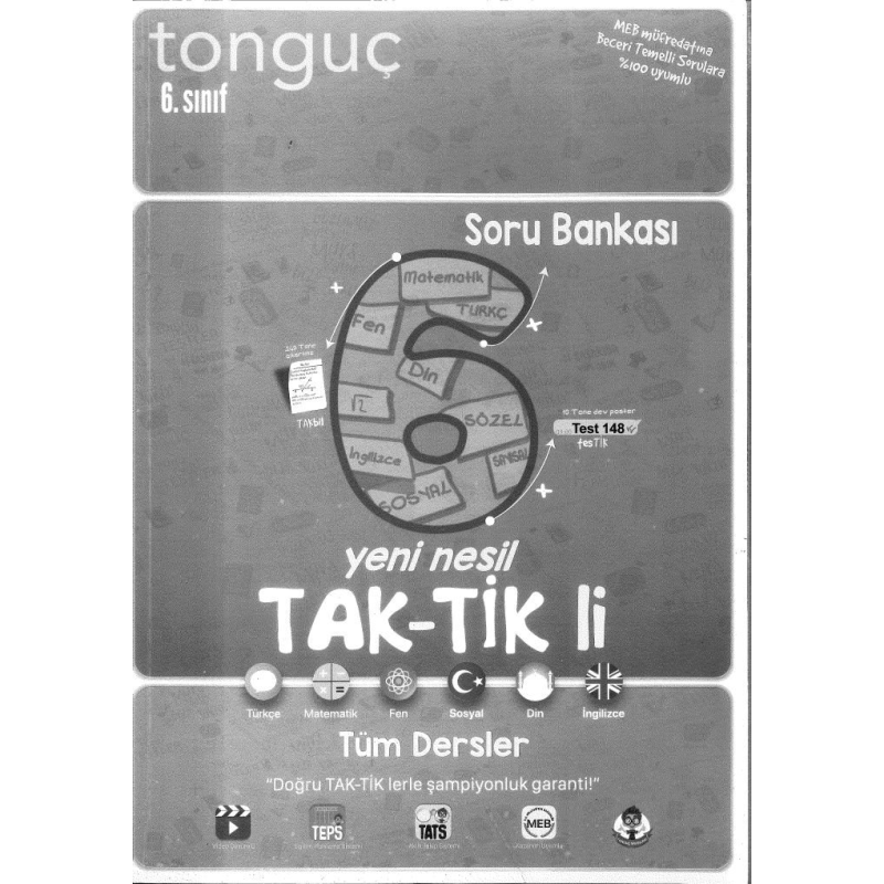 TAK-TİK'Lİ TÜM DERSLER SORU BANKASI