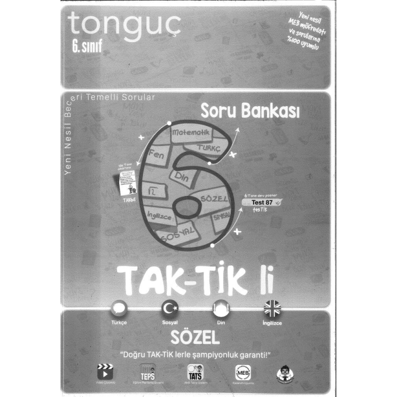 TAK-TİK'Lİ SÖZEL SORU BANKASI