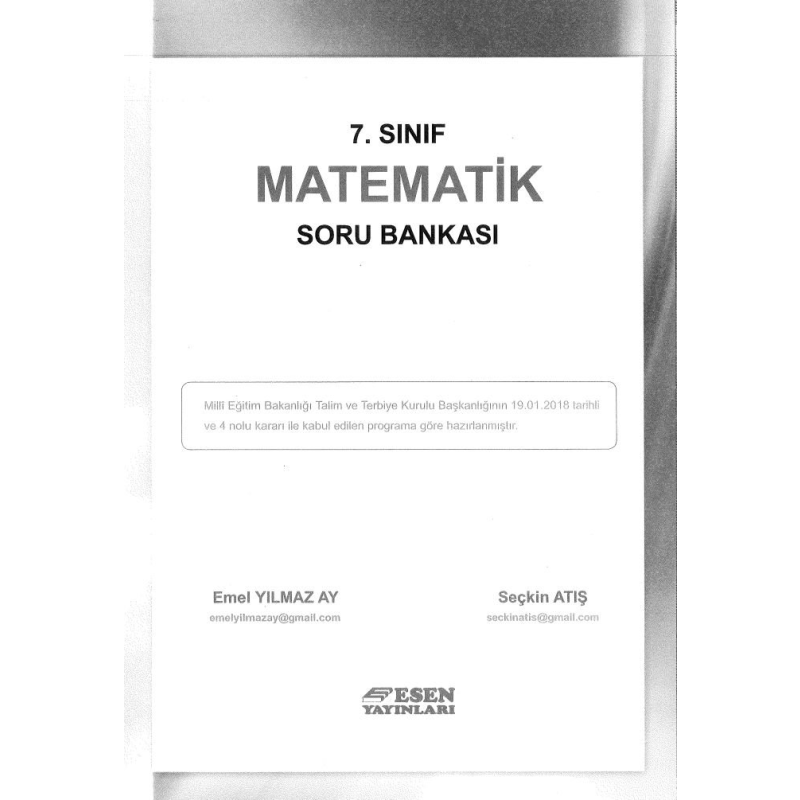 MATEMATİK SORU BANKASI