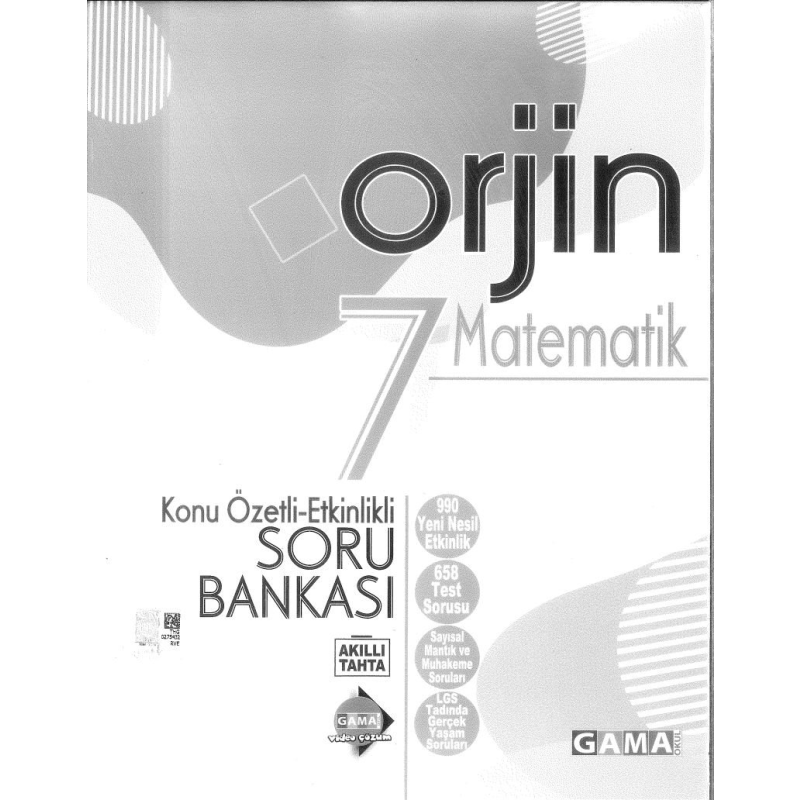 ORJİN MATEMATİK SORU BANKASI