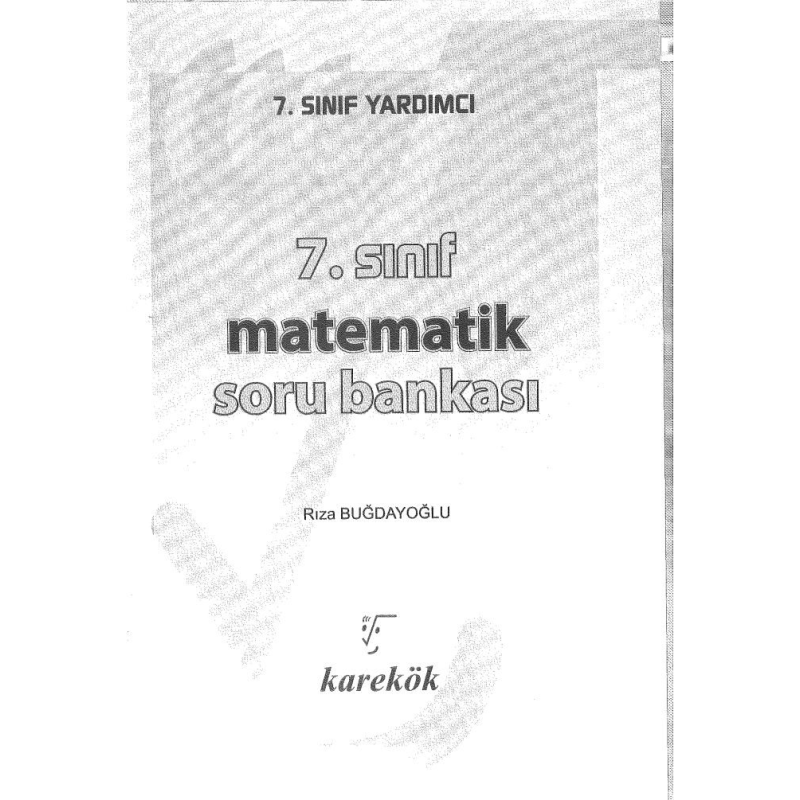 MATEMATİK SORU BANKASI