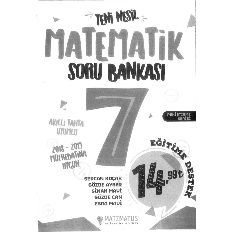 MATEMATİK SORU BANKASI