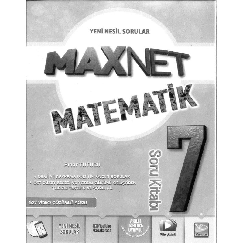 MAXNET MATEMATİK SORU KİTABI