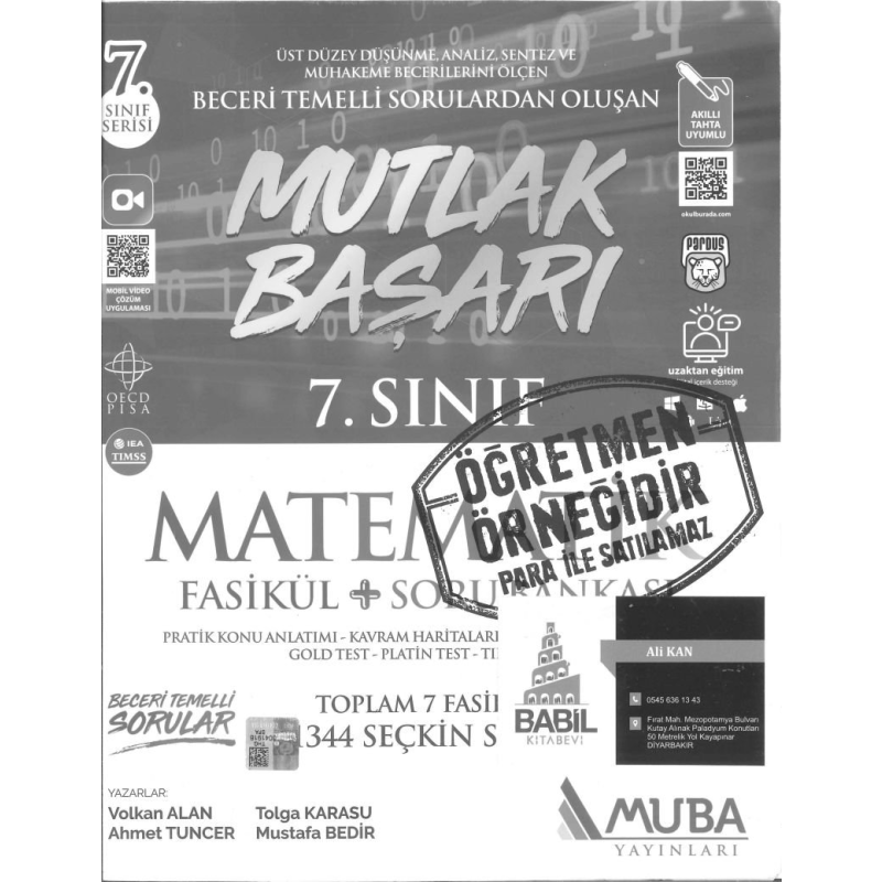 MUTLAK BAŞARI MATEMATİK SORU BANKASI