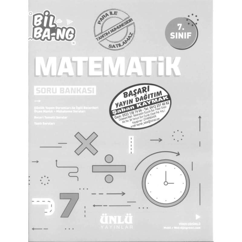 MATEMATİK BİL BA-NG SORU BANKASI