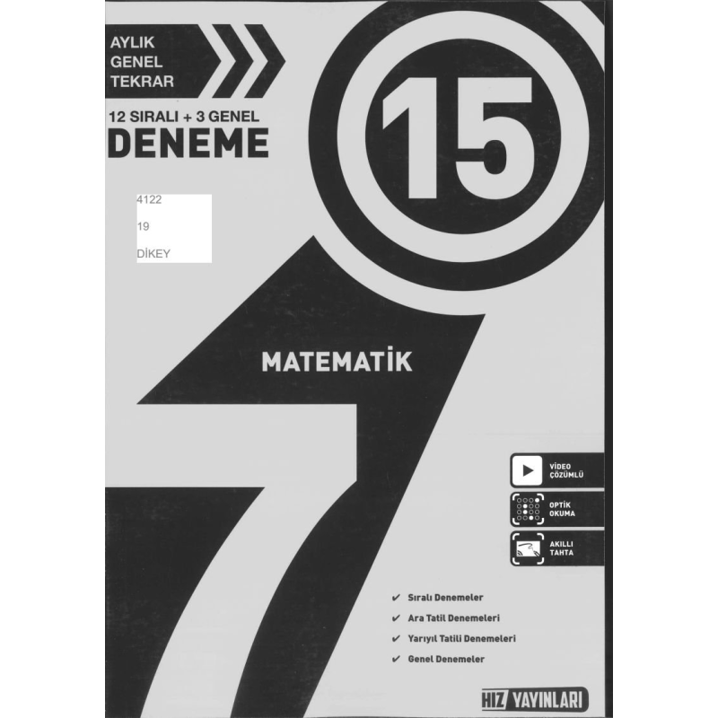 15 DENEME MATEMATİK