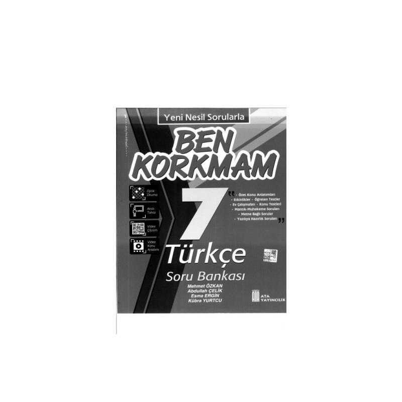 BEN KORKMAM TÜRKÇE SORU BANKASI