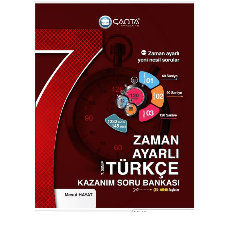 ZAMAN AYARLI TÜRKÇE SORU BANKASI
